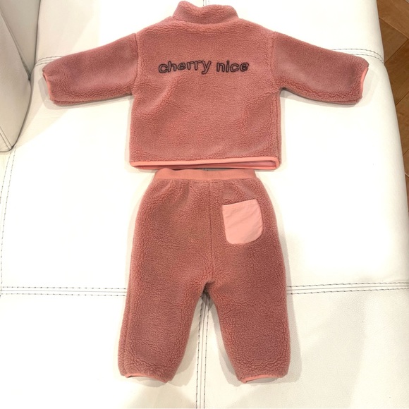 ZARA Teddybear Sweatsuit Set Size 9-12 months - Picture 6 of 10